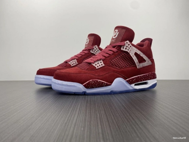 TBkick Sooners 4 Jordan AJ4-904282 Oklahoma PE Retro 0723